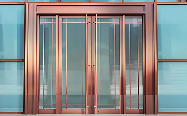 安康玻璃地弹门